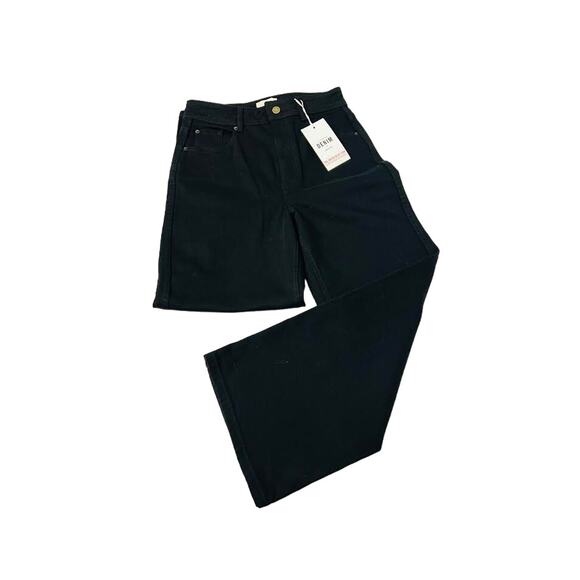 NWT! Sezane Le Crop Denim BLACK/NOIR SIZE-6 - Picture 6 of 11